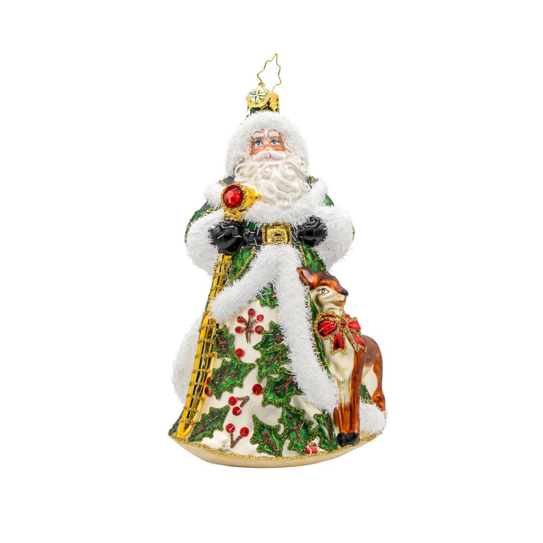 2025 Deerly Beloved Santa Ornament