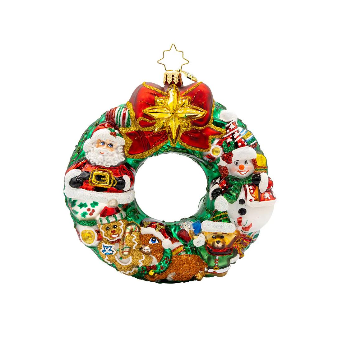 Jingle All The Way Wreath Ornament