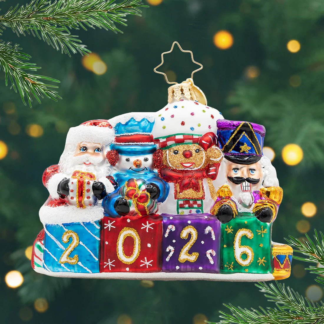 2026 Stacking Up The Cheer Gem Ornament