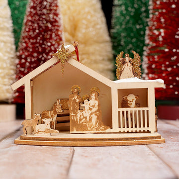 Ginger Cottage Nativity Ornament