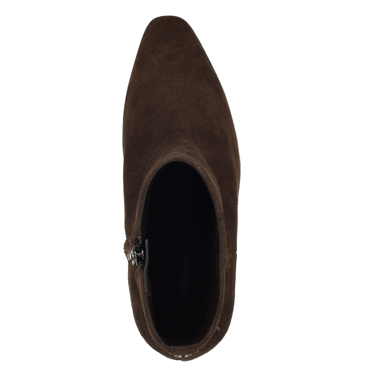 Reraye Block Heel Ankle Leather Booties