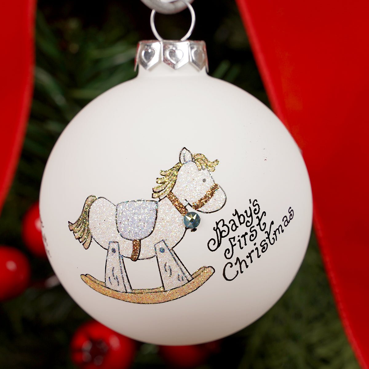 First Christmas Rocking Horse Ornament