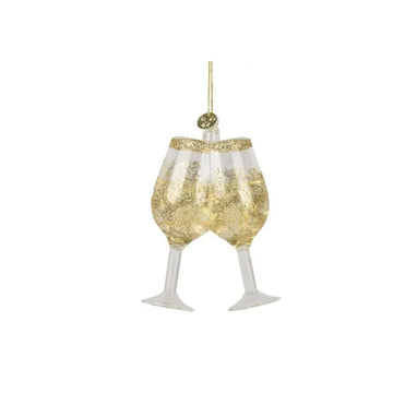 Cheers Wine Glass Ornament