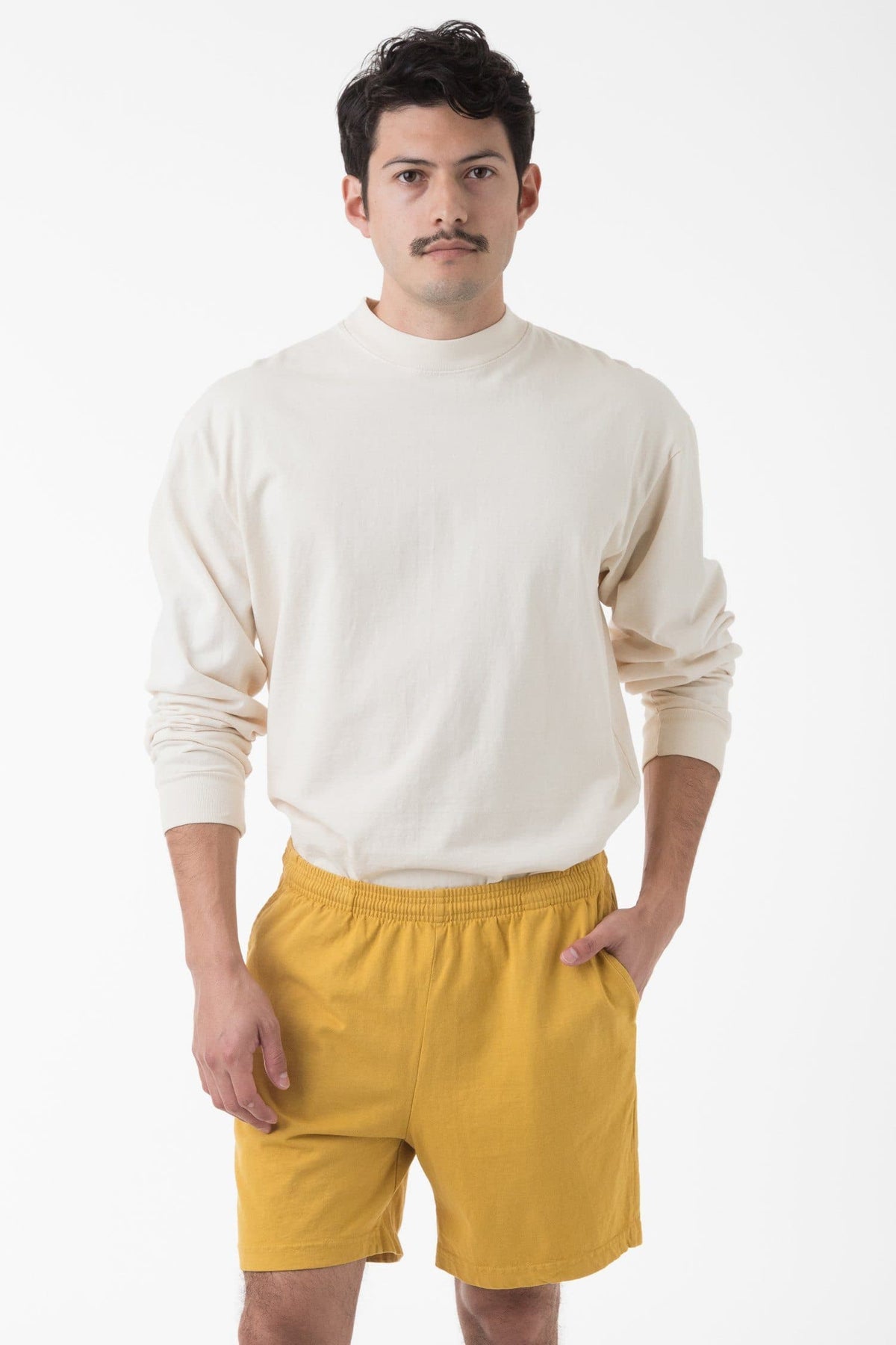 1241GD - Mid-Length Heavy Jersey Shorts