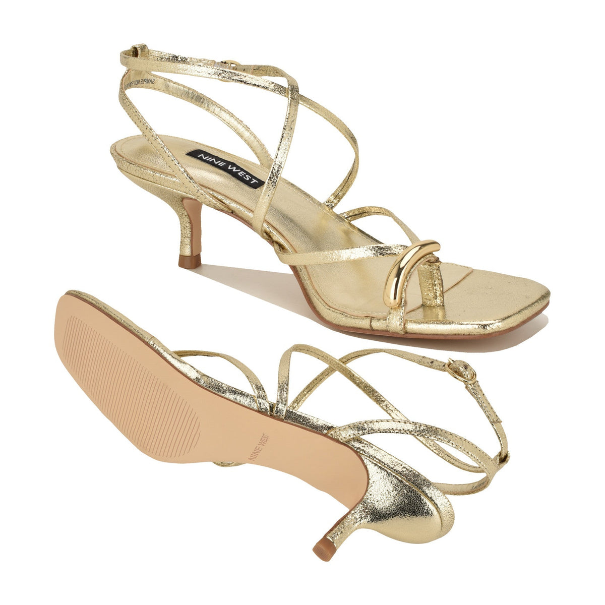 Mays Strappy Kitten Heel Sandals