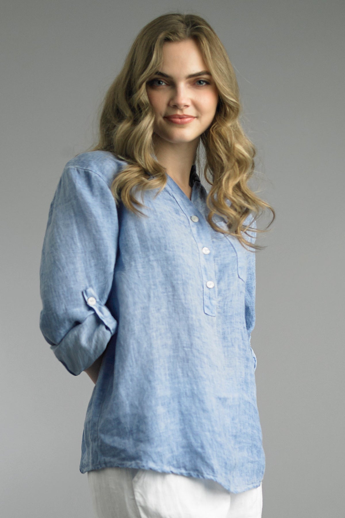 3 BUTTON TUNIC