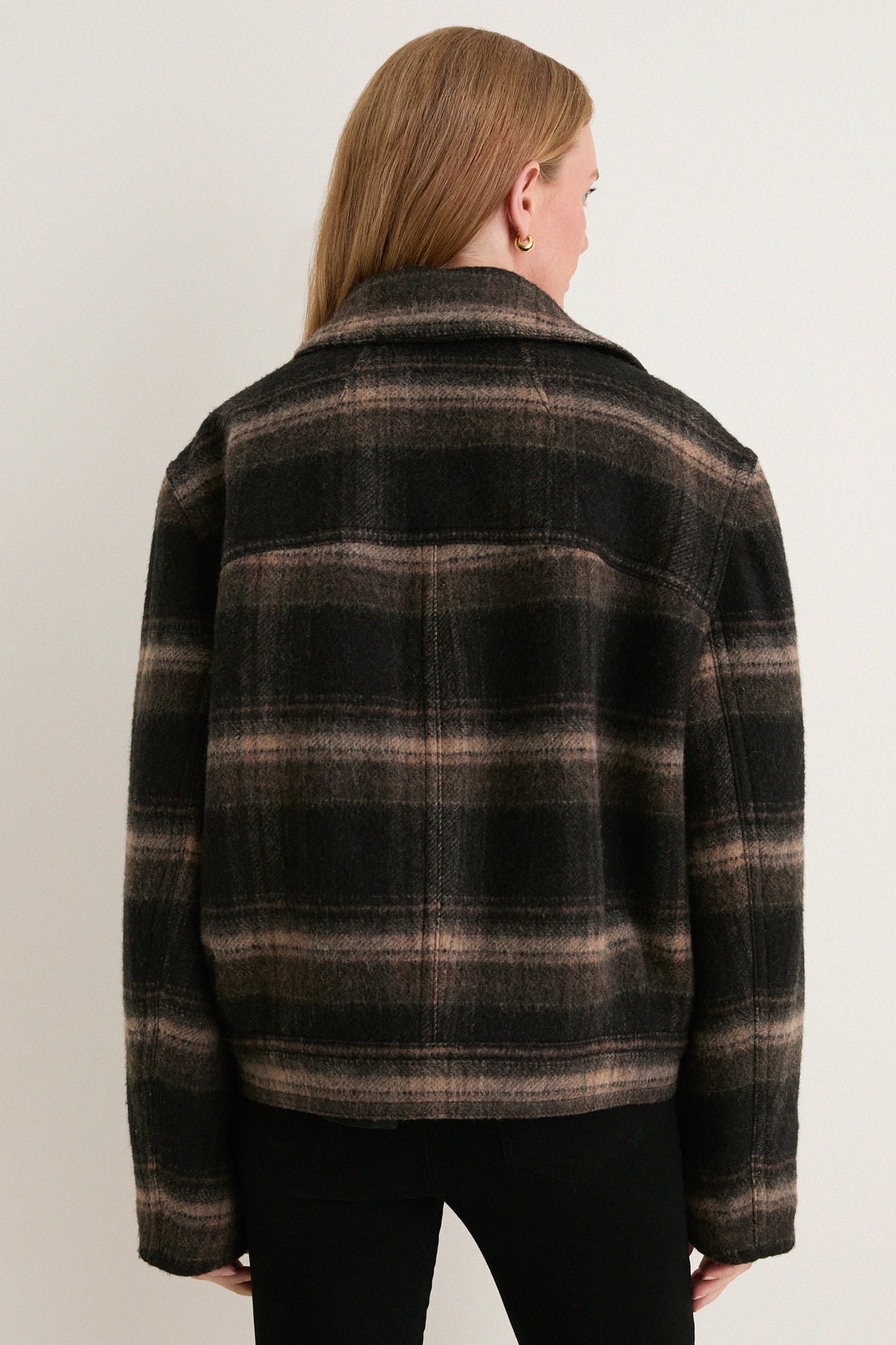 Black and Khaki Galeane Coat