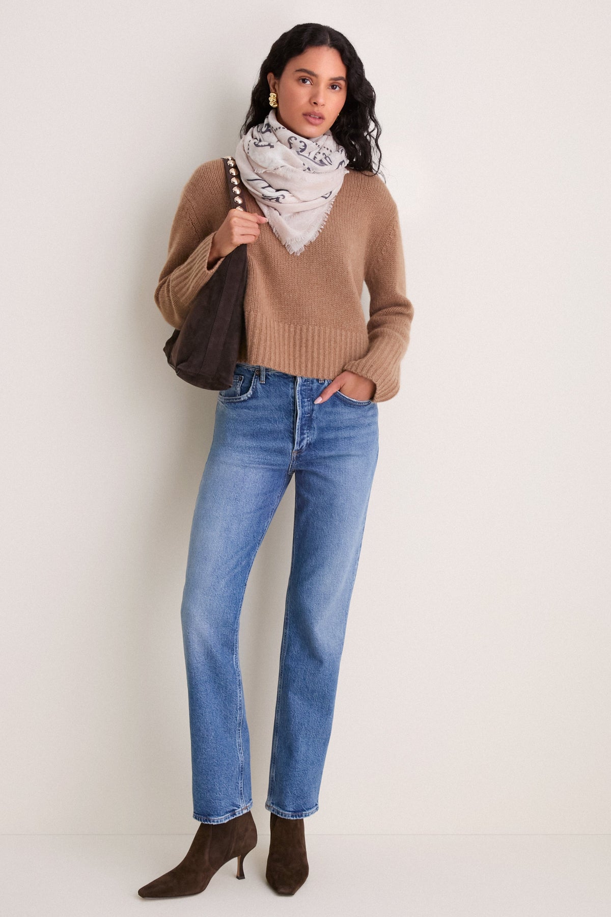 Haystack Cashmere Pearce Crewneck
