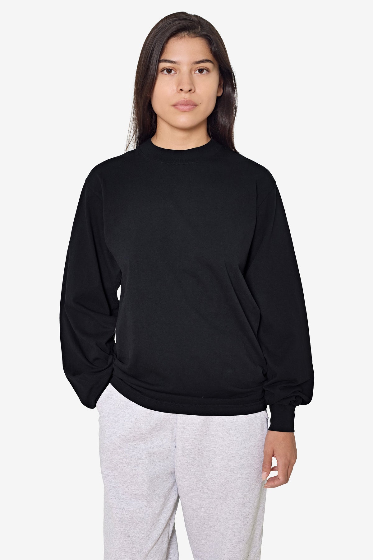 1807GD - 6.5oz Long Sleeve Garment Dye Crew Neck T-Shirt