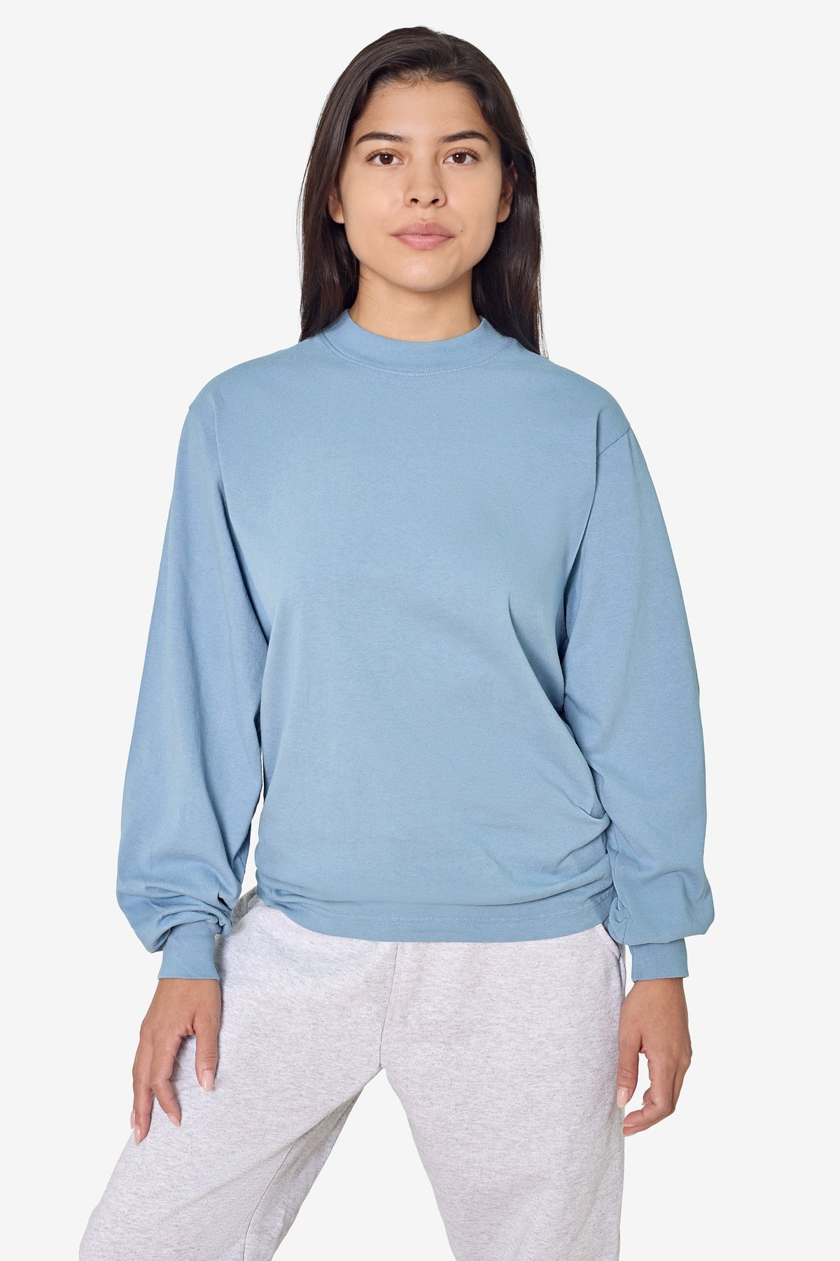 1807GD - 6.5oz Long Sleeve Garment Dye Crew Neck T-Shirt