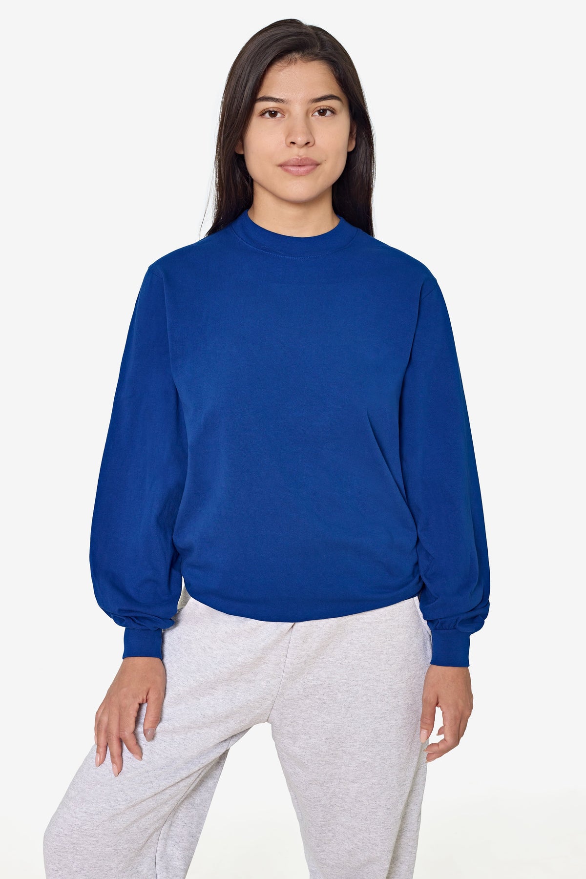 1807GD - 6.5oz Long Sleeve Garment Dye Crew Neck T-Shirt
