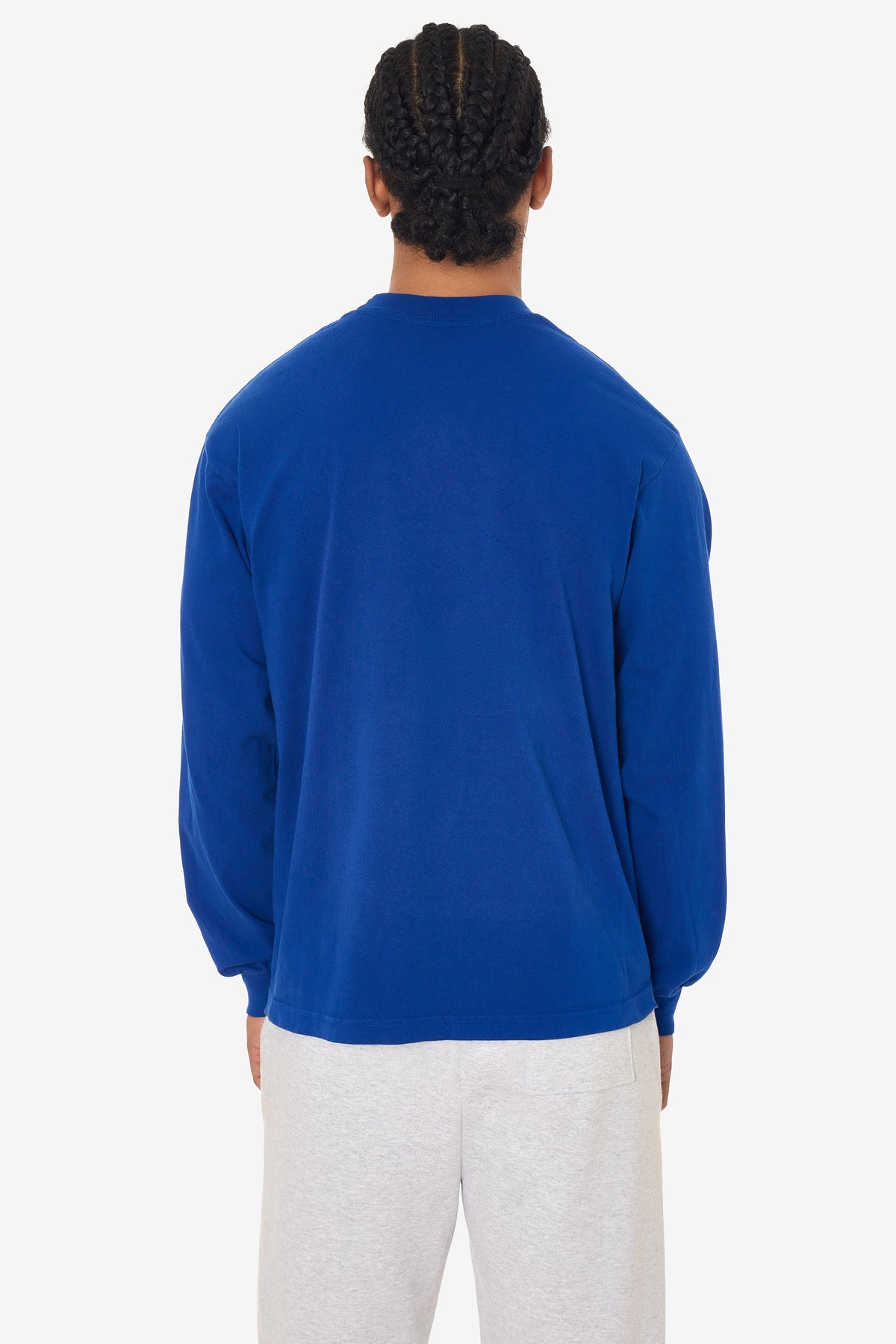 1807GD - 6.5oz Long Sleeve Garment Dye Crew Neck T-Shirt