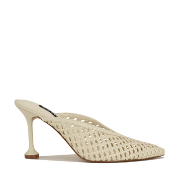Grasso Woven Mule Pumps