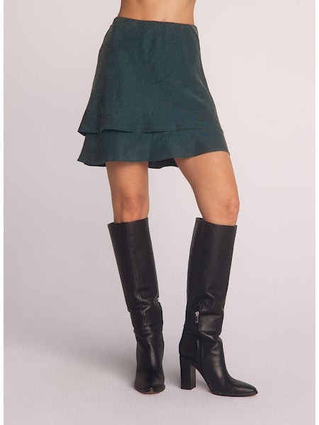 LAYERED MINI SKIRT