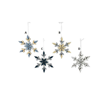 Wood Snowflake Ornament