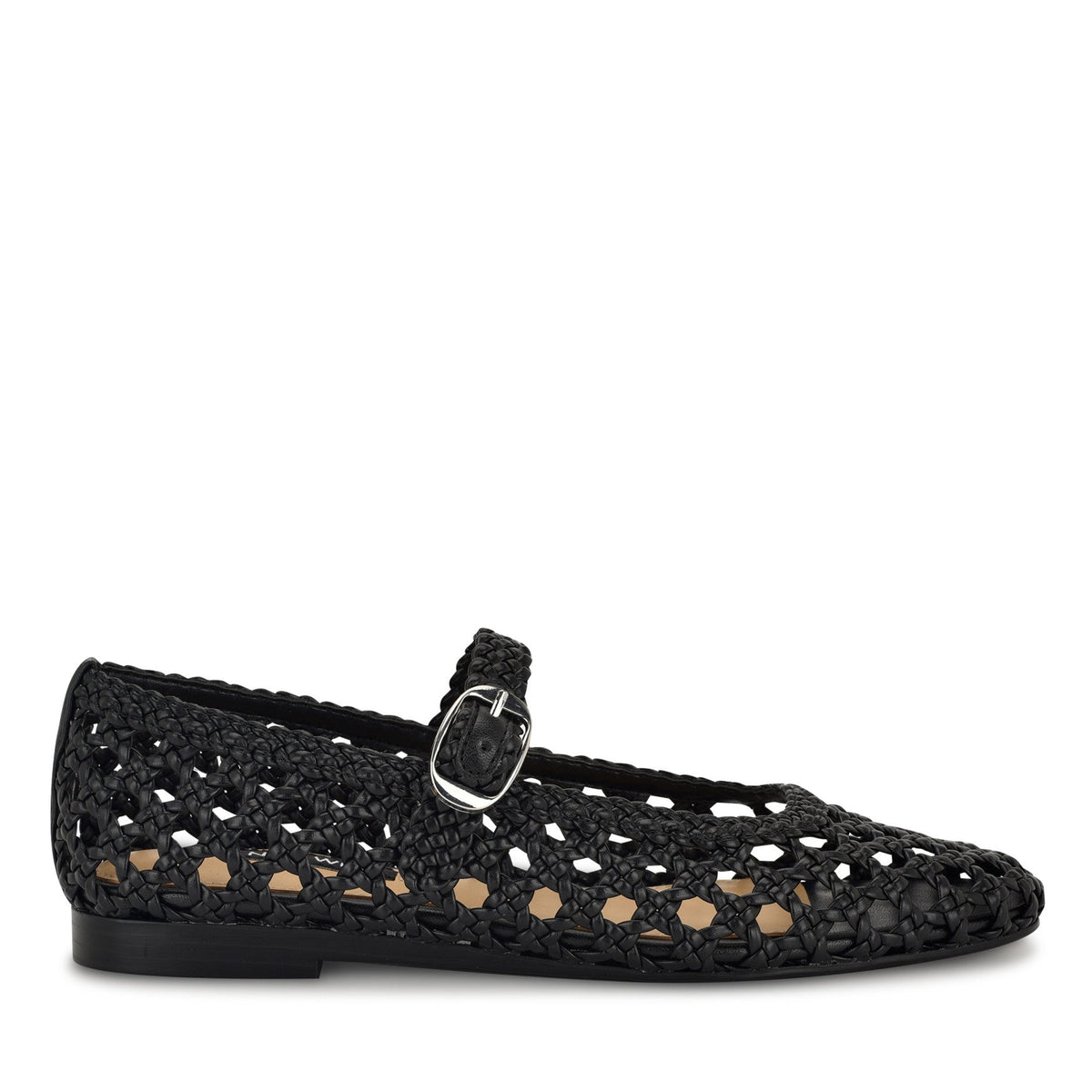Halie Woven Mary Jane Flats