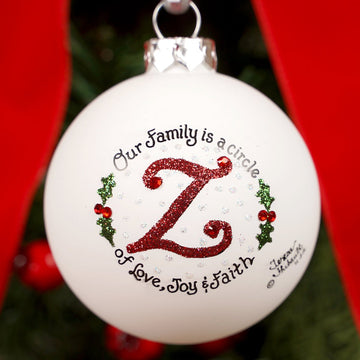 Family is a Circle Z Christmas Ornament