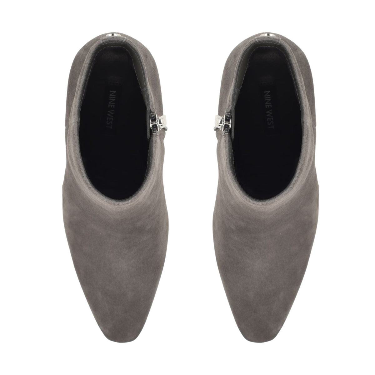 Reraye Block Heel Ankle Leather Booties