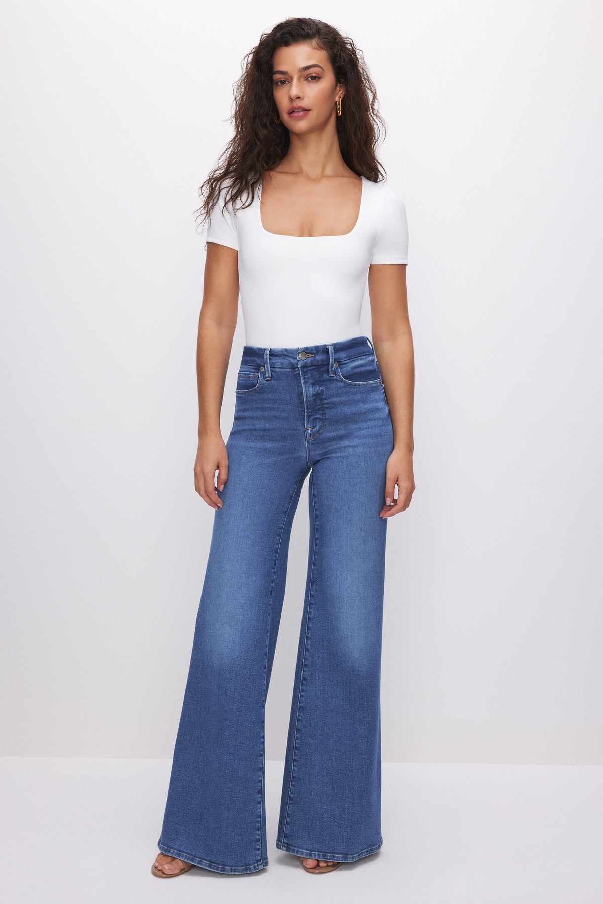 SCULPTING SQUARE NECK BODYSUIT | WHITE001