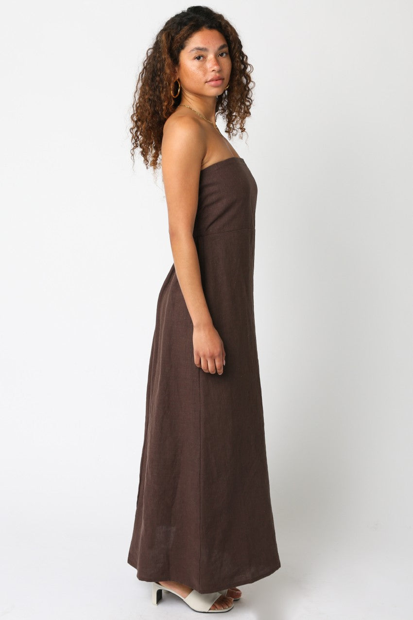 IRISE LINEN MAXI DRESS