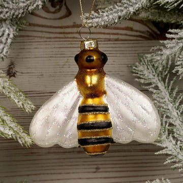 3.5Inch Glass Honey Bee Ornament