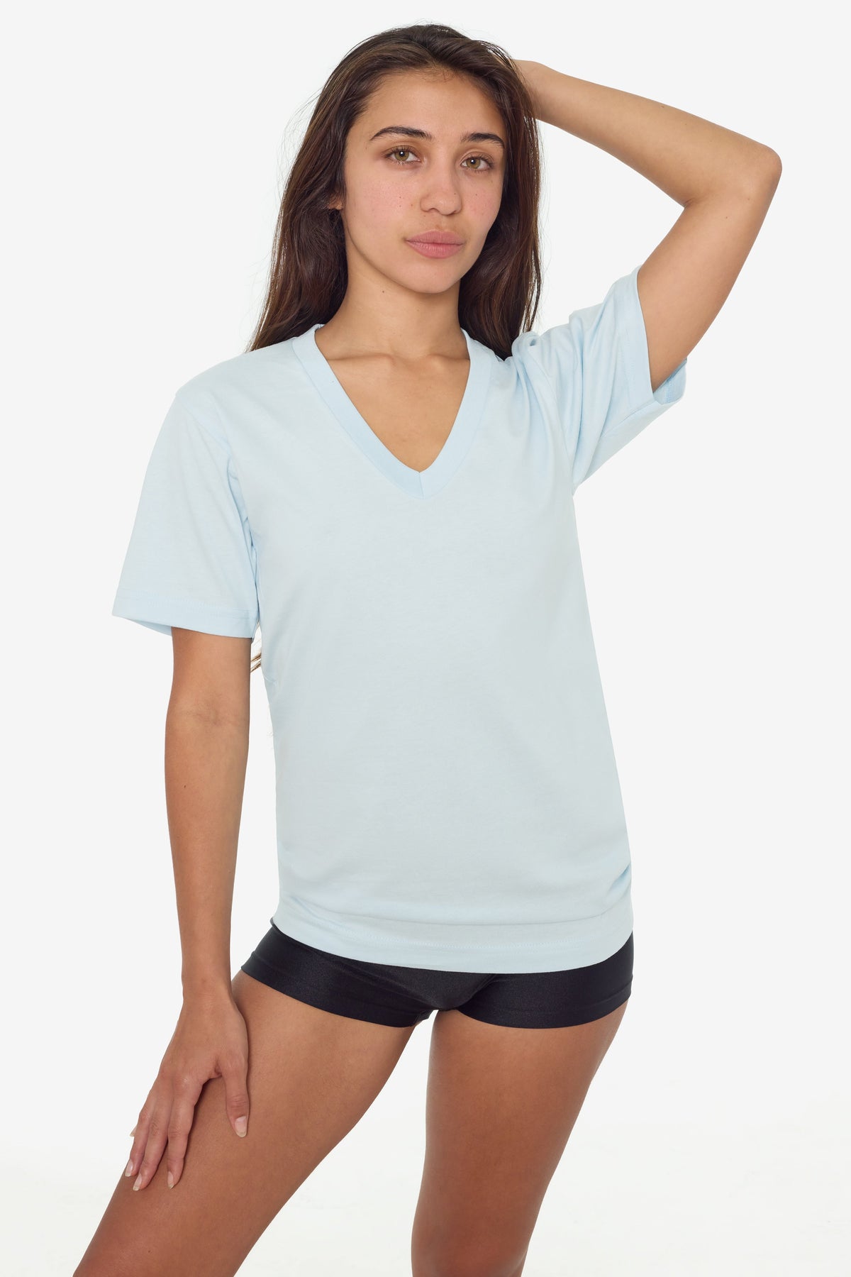 24056 - Fine Jersey V-Neck T-Shirt