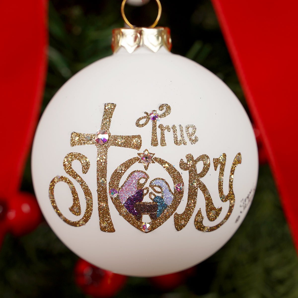 Nativity True Story Christmas Ornament