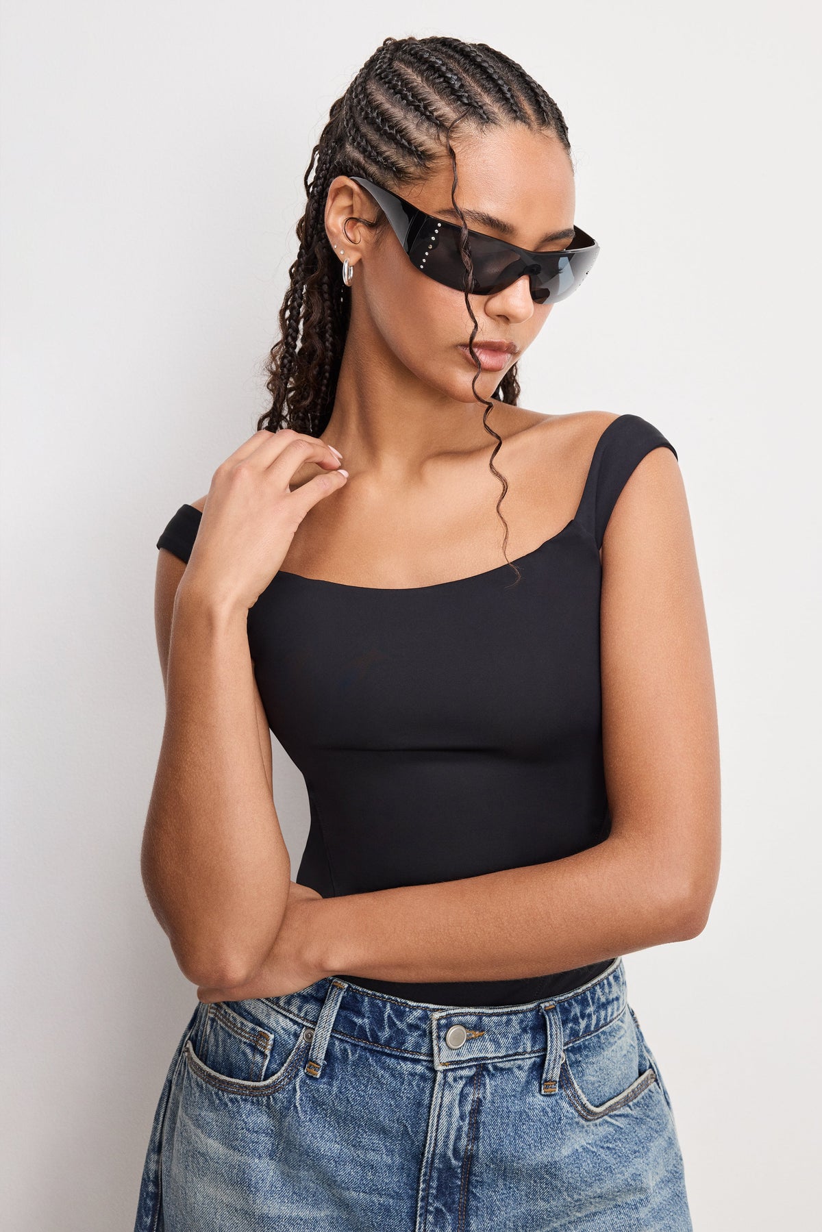 SCULPTING CORSET BODYSUIT | BLACK001