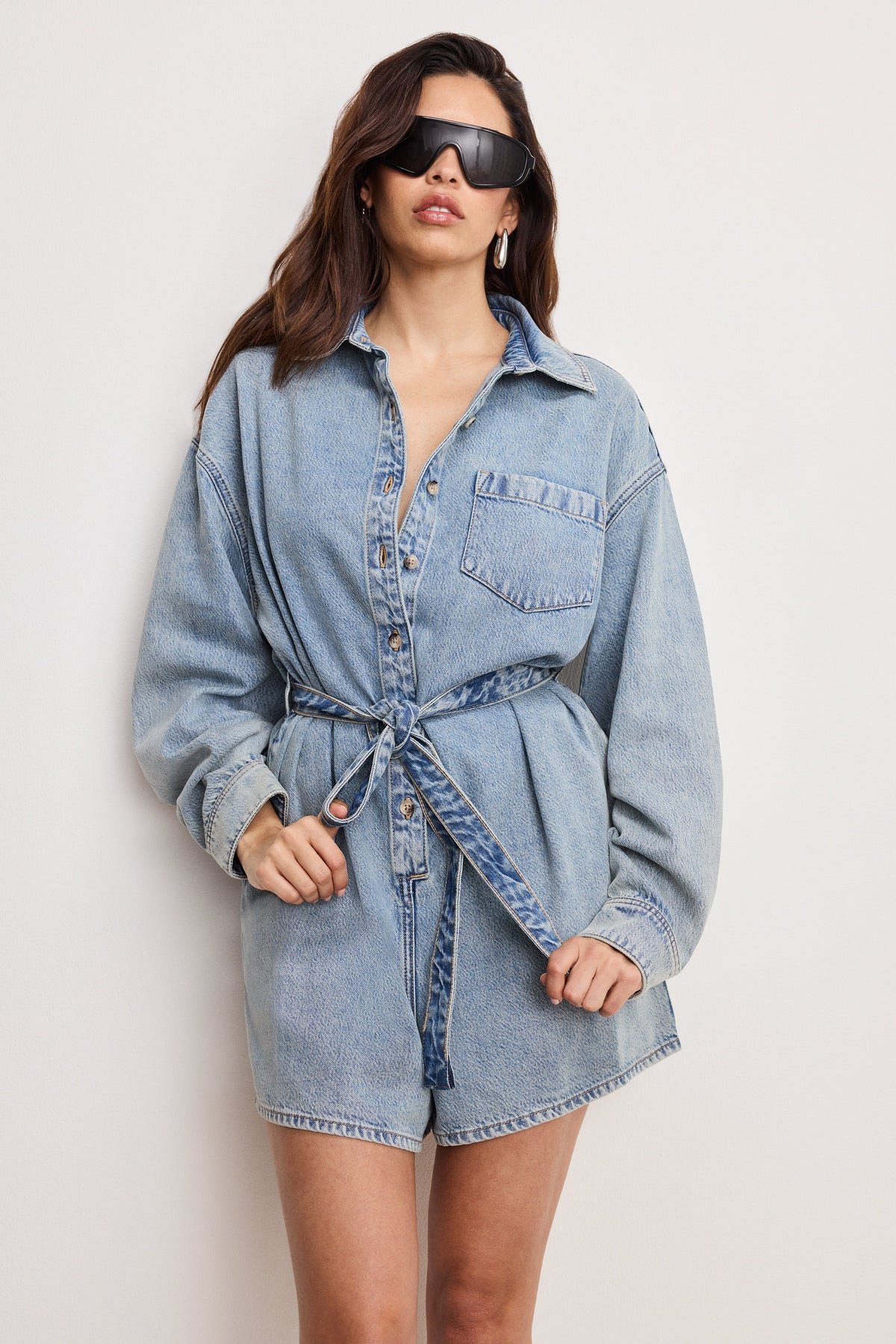 WEIGHTLESS DENIM ROMPER | INDIGO793