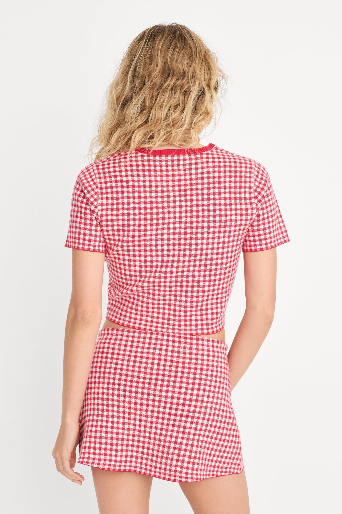 THE KEEPSAKE CARDIGAN | CHERRY GINGHAM