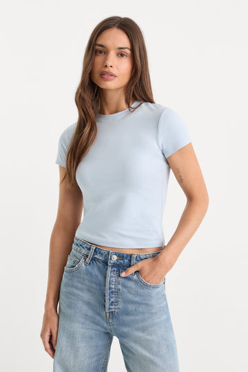 THE BABY TEE | SKY