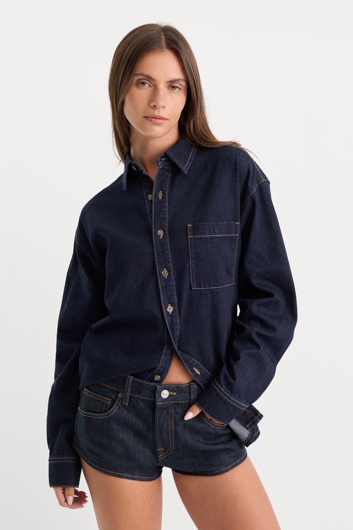 THE DENIM EASY SHIRT | INDIGO1389