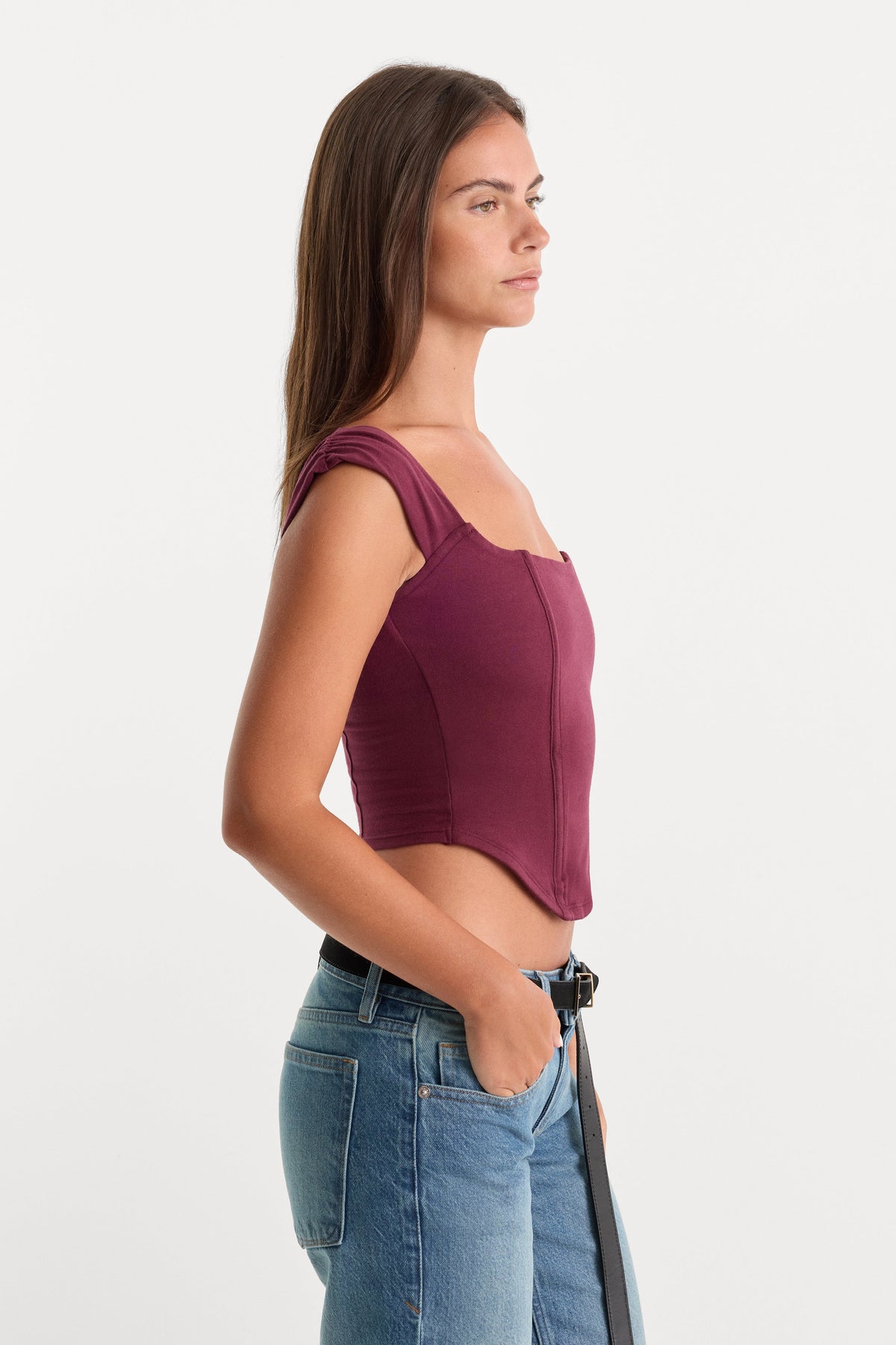 DOLLY SUPER STRETCH CORSET TOP | FIG007