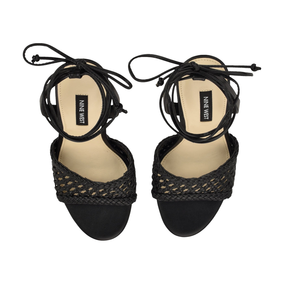 Merta Ankle Wrap Woven Sandals