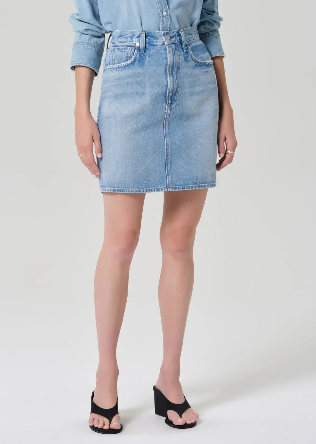 ETTA PENCIL SKIRT IN COQUETTE