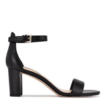 Pruce Ankle Strap Block Heel Sandals
