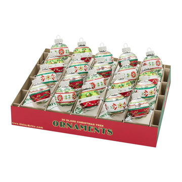 Hs Decorated Rounds Ornament Set of 20