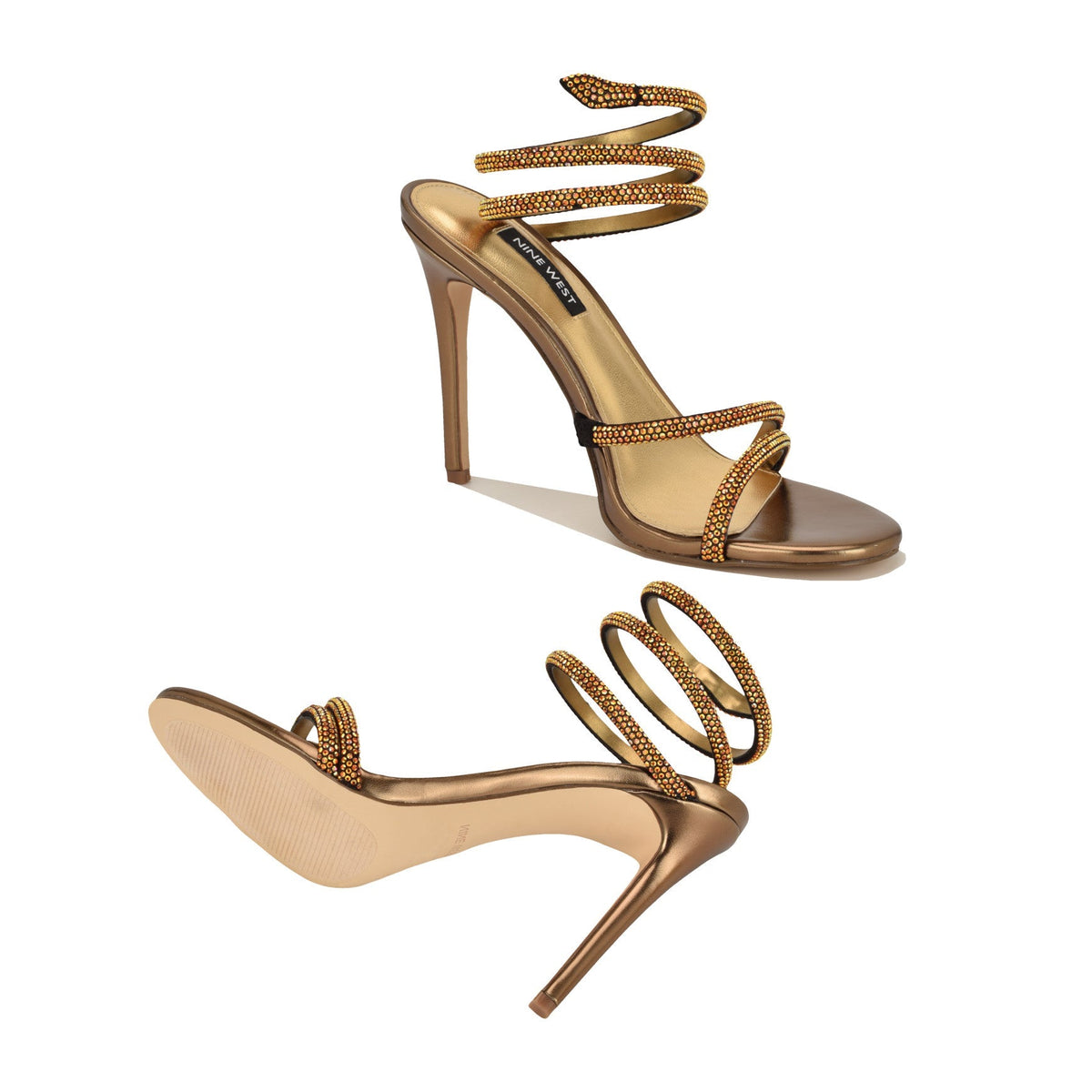 Maskil Ankle Wrap Heeled Sandals