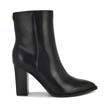 Tessay 9x9 Block Heel Leather Booties