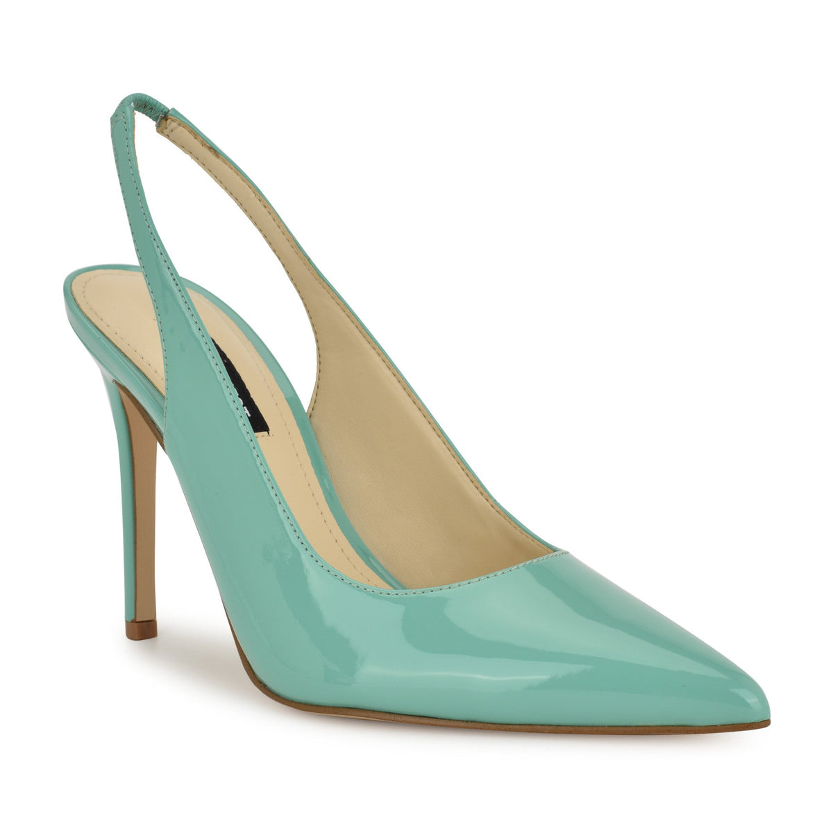 Feather Pointy Toe Slingback Pumps