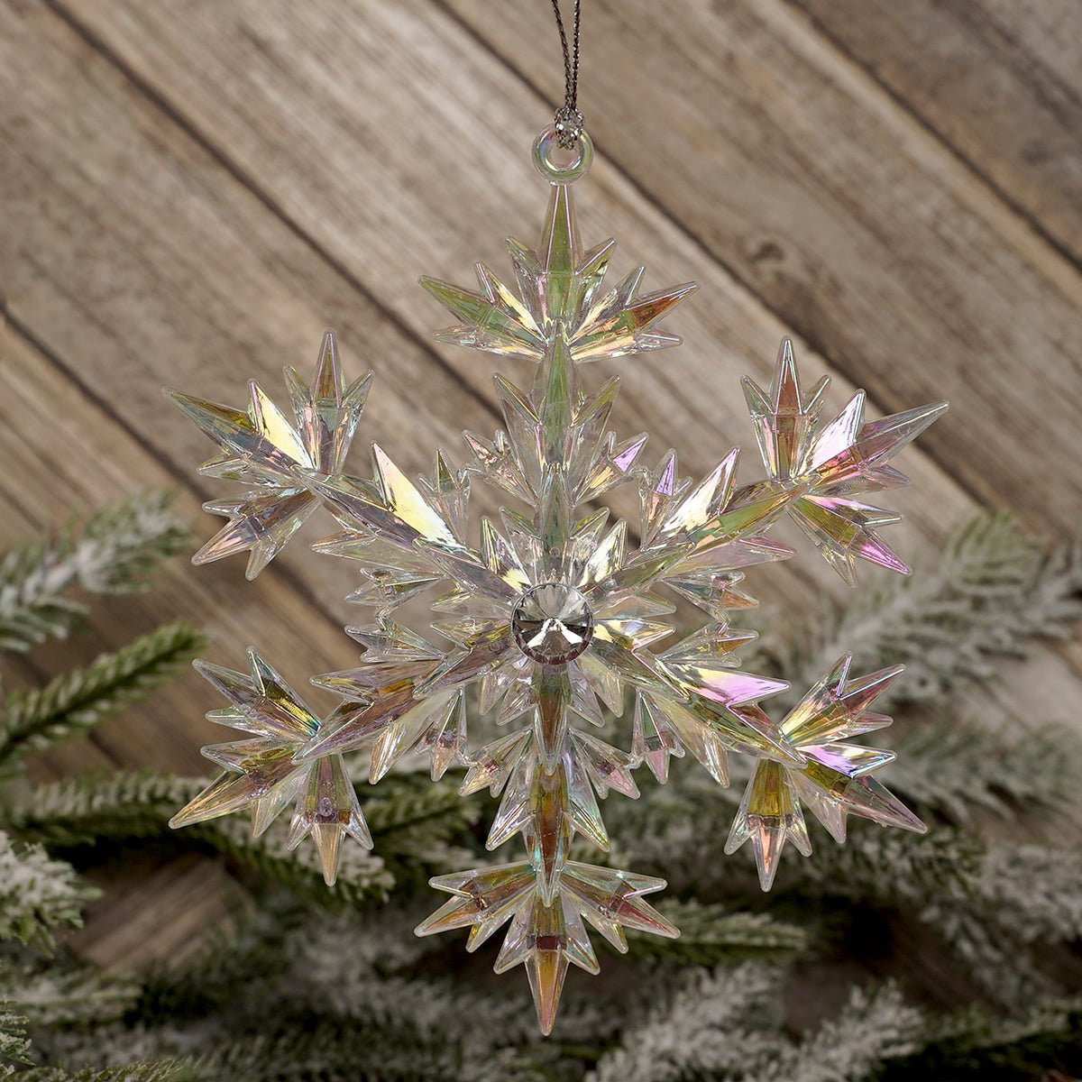 Iridescent Snowflake Ornament