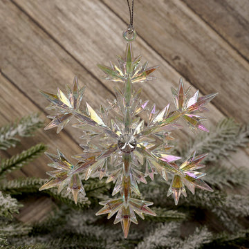 Iridescent Snowflake Ornament