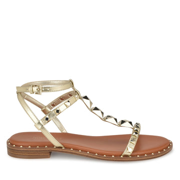 Marcila Studded Ankle Strap Sandals