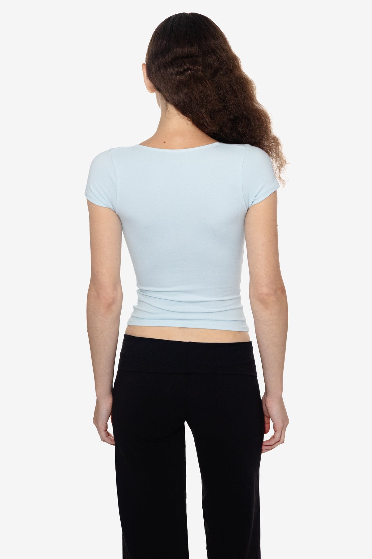 8355GD - Garment Dye Cotton Spandex Squareneck Top