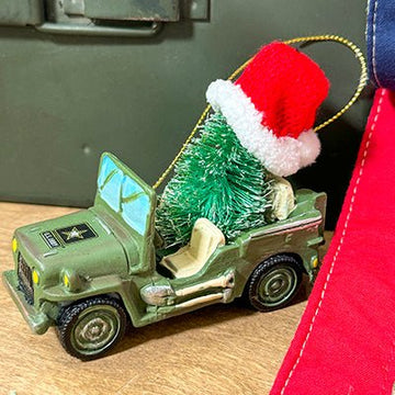 US Army Jeep Ornament