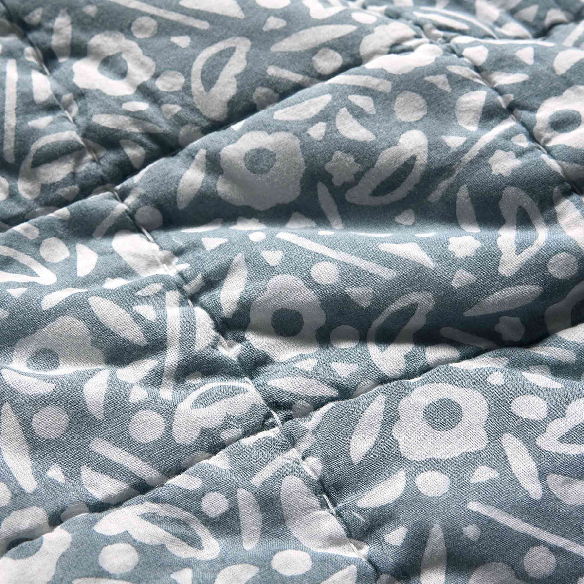 Caroline Z. Hurley Blockprint Quilt