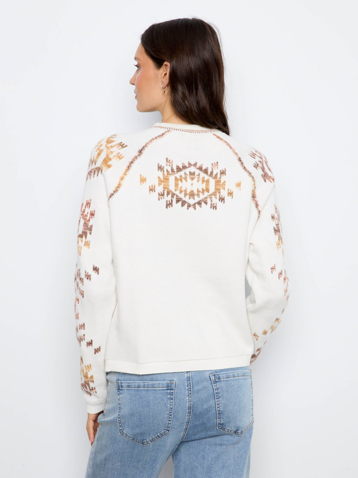 Reversible Raglan Sweater - Aztec