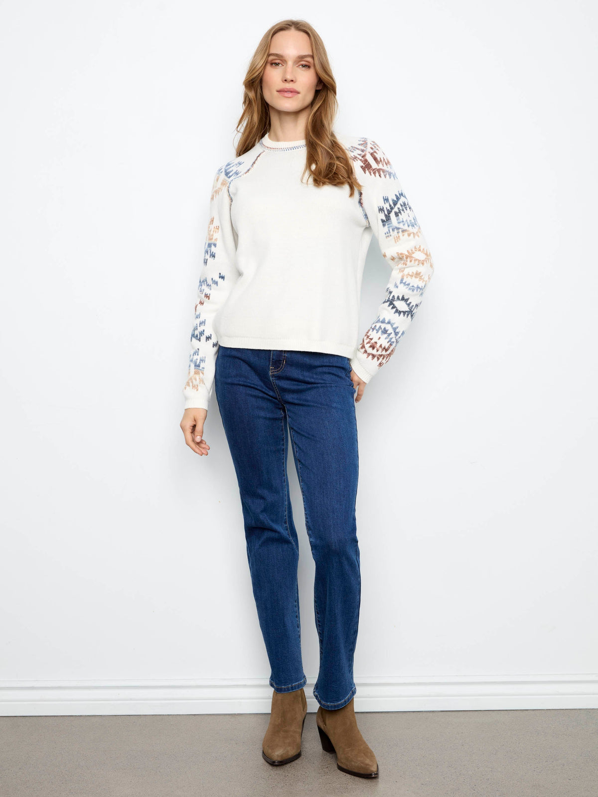 Reversible Raglan Sweater - Lake Tahoe