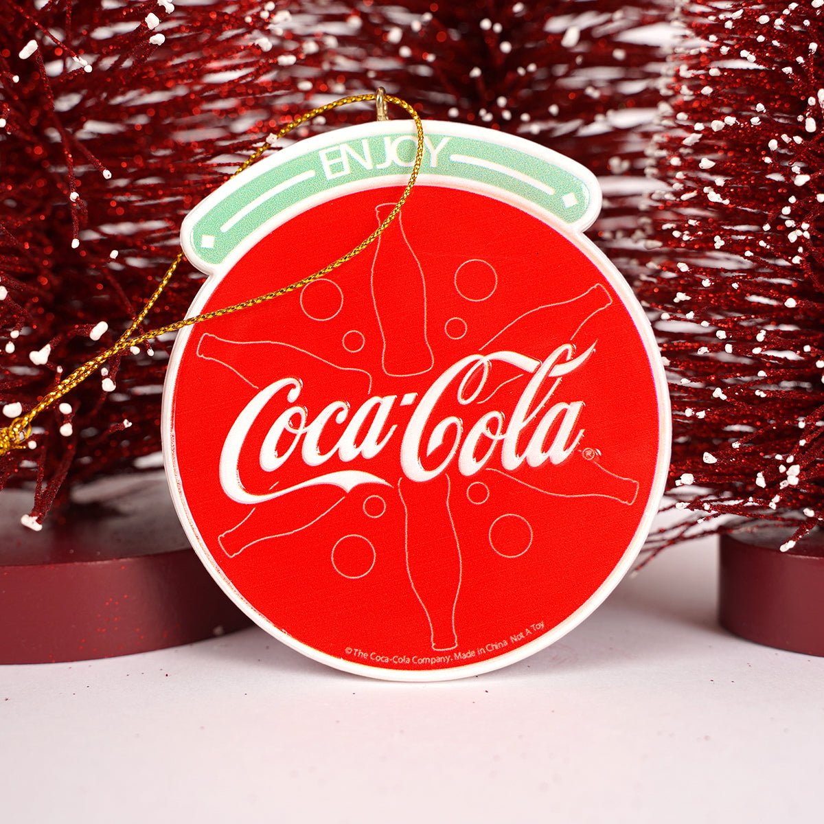 Santa Coca Cola Ornament