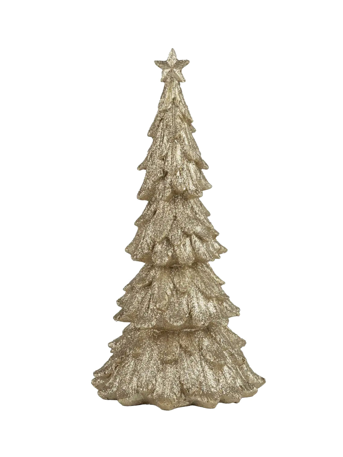 Champagne Fir Tree with Star